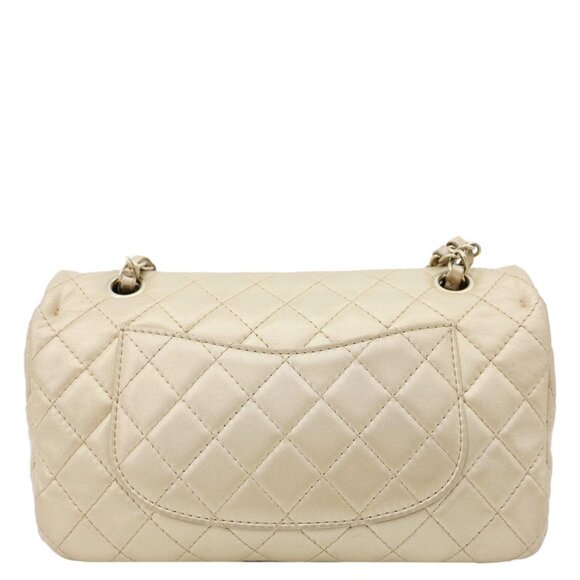 Chanel  Precious Jewel Single Flap Jumbo Leather Shoulder Bag Gold - Picture 4 of 16